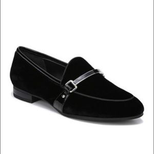 Circus by Sam Edelman Black Velvet Loafers